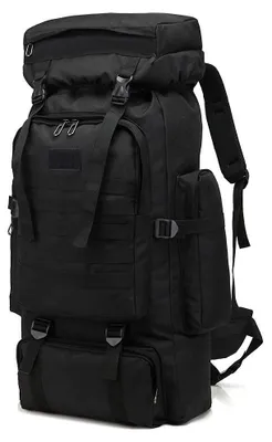 Produktbild von Wasserdichter Wanderrucksack, 80 Liter, großer Campingrucksack