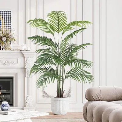 Image de Grande plante artificielle de 150 cm, palmier décoratif