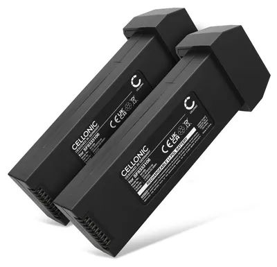 Image de CELLONIC 2x Batterie pour Drone Compatible avec Holy Stone HS720E, HS720, SF8333106 - ( 4300mAh, 7.6V)