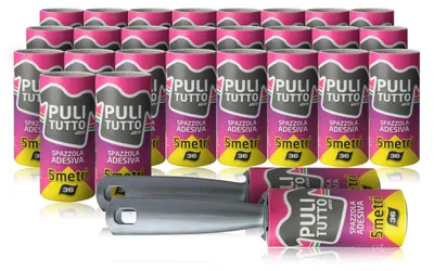 Immagine prodotto di Rullo autopulente per la rimozione di peli di animali, con 28 rulli