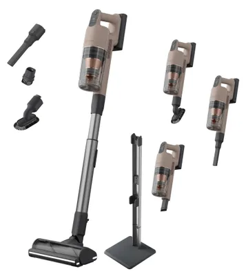 Produktbild von Electrolux EP91UB21WB, 2-in-1-Stabstaubsauger, Beutellos, Haselnuss, 0,6 l, Nocciola, Trocken