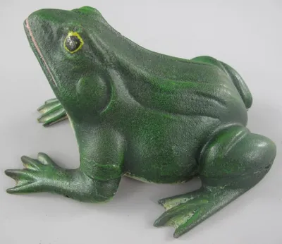 Immagine prodotto di Casa Padrino scultura decorativa rana verde 18 x 16 x h. 11 cm - Scultura decorativa in metallo - Scultura da giardino - Scultura da terrazzo - Accessori per la decorazione di giardini e terrazze