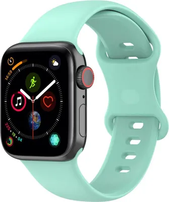 Produktbild von Armband für Apple Watch 38/40/41/42 mm, Bizon Strap Watch Silicone S, Minzfarben