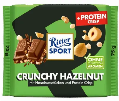 Produktbild von Ritter Sport Protein Crisp Crunchy Hazelnut 75g