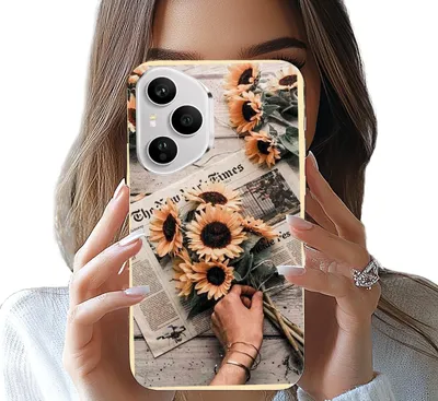 Zdjęcie produktu dla Etui Do Honor 400 Pro - Kwiatisty Wzór Słonecznik Słoneczniki