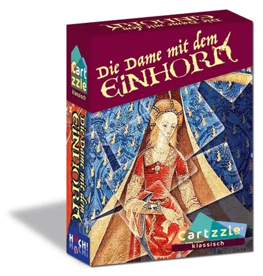 Imagen del producto de HUCH!, Cartzzle - La dama con el unicornio, un puzzle excepcional, un juego de cartas con desafíos, un juego de rompecabezas cautivador para mentes creativas. Para 1 jugador o más, a partir de 8 años