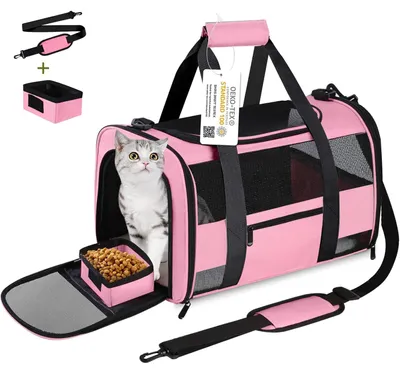 Productafbeelding van Seclato transportbox voor katten, goedgekeurd door luchtvaartmaatschappijen, ook geschikt voor kleine honden