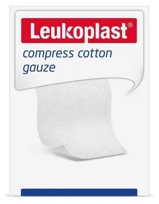 Image de Leukoplast compress Coton Gauze 5x5cm unst.8f 100 pces
