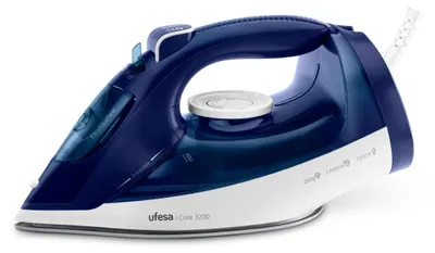 Produktbild von Ufesa Core Dampfbügeleisen, 3200 W, 260 g Dampfstoß, 50 g/min Dauerdampf, Kerami
