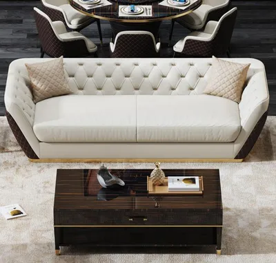 Produktbild von Sofa 3 Sitzer Couch Wohnlandschaft Garnitur Design Modern Sofa Sitz Dreisitzer