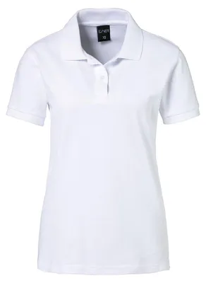Produktbild von Damen Poloshirt, weiß, Größe 4XL : 4XL : weiß : 100% Baumwolle