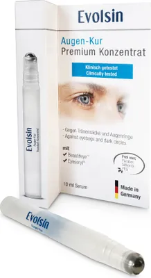 Produktbild von Evolsin Augenserum | Tränensäcke und Augenringe entfernen | Effektive Linderung von Schwellungen, Falten und müden Augen