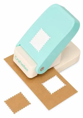 Postzegelstanzer 1" für Scrapbooking & Karten, turkis