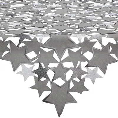 Produktbild von REDBEST Mitteldecke silber 110x110 cm