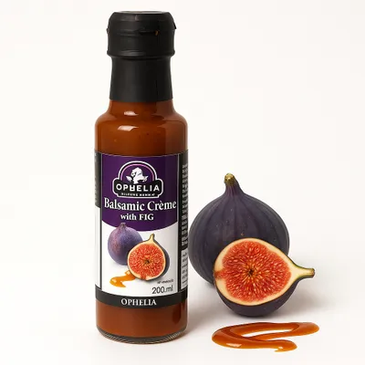 Produktbild von Ophellia Feigen-Balsamico-Creme 250 ml – Griechische Spezialität für Salate und Desserts