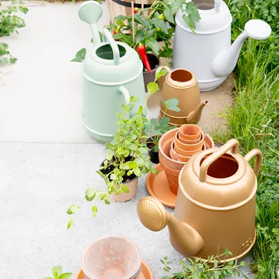 Produktbild von Gießkanne mit Brause Kunststoff 12l für Garten, Balkon & Terrasse Mint