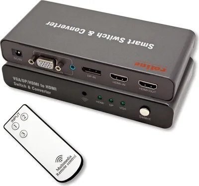 Produktbild von ROLINE HDMI/VGA/DP zu HDMI Konverter-Switch