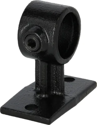 Produktbild von Rohrverbinder Halterung durchgehend schwarz 1 1/2" (Ø 48,3 mm) AVERDE