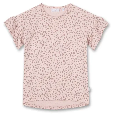 Produktbild von Sanetta Pure Mädchen T-Shirt rosa Dots mit Rüschen 68