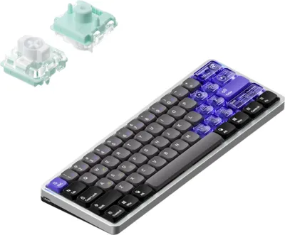 Produktbild von Nuphy Air60 HE Magnetische Tastatur Low-Profile, QWERTY US Layout, USB-C, 8000 Hz, Magnetic Jade