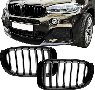 Produktbild von Set Sport - Performance Kühlergrill Frontgrill für BMW X3 F25 X4 F26 Schwarz Glanz lackiert ab 2014