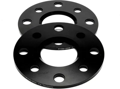 Image de TA 10mm élargisseur de voie noir 4x100 / 4x108 pour Audi BMW Opel Seat Skoda VW