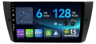 Obrázok produktu pre Autorádio 6G + 128G pre modely BMW E90/E91/E92/E93 (2005-2012) | Android 15, GPS navigácia | CarPlay, Android Auto
