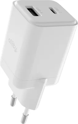 Immagine prodotto di Allity caricatore USB tipo C + USB 30 W, ricarica rapida per due dispositivi, per smartphone