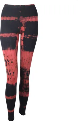 Produktbild von Leggings - Batik - Birch - schwarz - rot-burgund - S/M