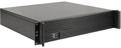 Produktbild von Inter-Tech 2U-K-240L, Rack, Server, Schwarz, micro ATX, Mini-ITX, 2U, 6 cm