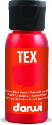 Zdjęcie produktu dla Darwi DA0100050490C Farba do tkanin Vermilion 50 ml 1 szt.