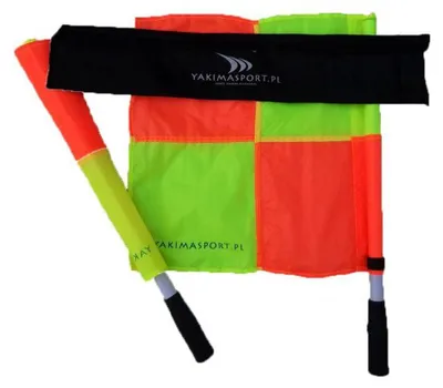 Obrázok produktu pre Yakima Sport – vlajka čiarového rozhodcu, rozhodca (balenie po 2 ks) PP15243 (jednotná veľkosť) (červená/žltá)