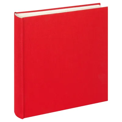 Image de Walther Album photo Jumbo Cloth rouge 30x30 cm couverture en lin 100 pages
