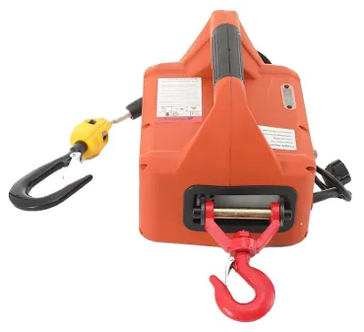 Produktbild von Elektrische Seilwinde, 1500W Leistung, 500kg Tragfähigkeit, 7,6m Hubhöhe, 5M/min Geschwindigkeit, verzinktes Stahlseil