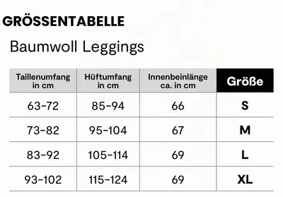 Produktbild von Nur Die Baumwoll Leggings Relax & Go Bequeme Freizeithose Stretch Baumwolle Dame