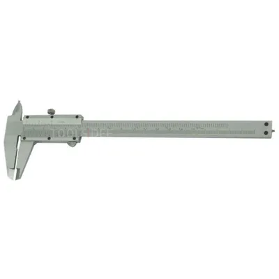 A metal caliper is shown against a white background.