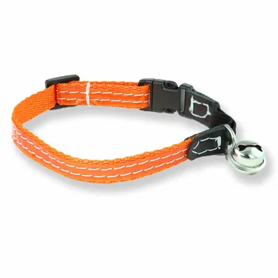 Produktbild von Monkimau Katzenhalsband Leuchtend mit Glöckchen und Reflektor