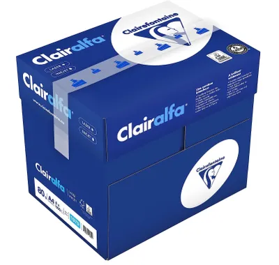 Image de Clairefontaine papier à copier paquet de 5 à 500 feuilles DIN A4, opaque