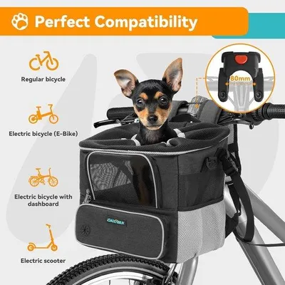 Obrázok produktu pre Vodotesný košík na bicykel pre malé psy do 4 kg