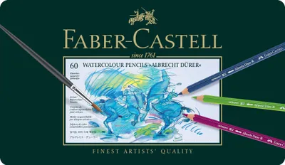 Produktbild von Faber Castell Aquarellstift A.Dürer 3,8 mm 60er Blechetui