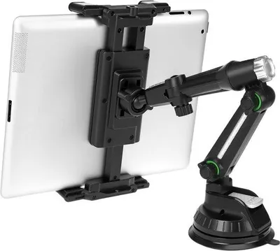 Productafbeelding van QWORK® Universele Auto Phonehouder met Zuignap, Verstelbare Houder, voor 5"-15" Tablets en Smartphones