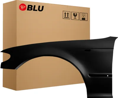 Immagine prodotto di BLU Parafango compatibile con BMW 3 E46 Sedan/Kombi/Berlina/Station Wagon/Touring Lift 668 Sinistra Schwarz Schwartz II Schwarz II Standard Schwarz | 2001-2005 | Anteriore | Verniciato | Pronto per il montaggio | Acciaio
