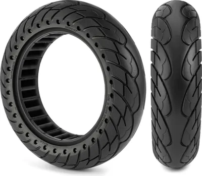 Produktbild von Vollgummireifen 10x2,5-6,5" Punkte Ninebot Max F&D Serie, Odys Alpha x3 pro, EPF2, Xiaomi Mi5/Pro, Streetbooster Two – Schwarz
