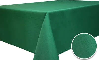 Produktbild von WEIHNACHTSTISCHDECKE 130x155cm DUNKELGRÜN 100% Polyester