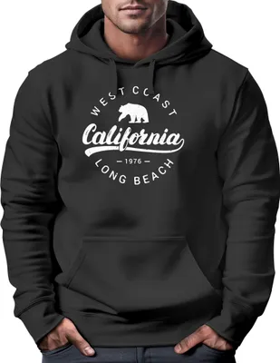 Produktbild von Hoodie Herren California Republic Kapuzen-Pullover Männer Neverless® schwarz M