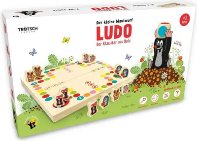 Produktbild von TRÖTSCH - Der kleine Maulwurf Spiel Ludo