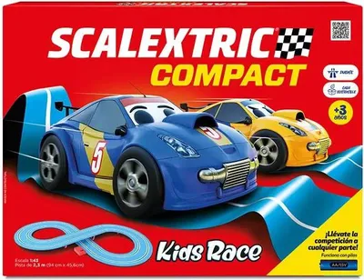 Produktbild von Scalextric Kids Race Rennstrecke Blau  Blau One Size