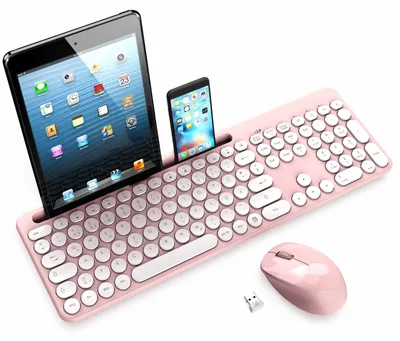 Produktbild von LeadsaiL, Tastatur-Maus-Sets, kabellose ergonomische Maus und Tastatur, kabellos