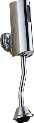 Produktbild von Urinal, automatisches Spülventil mit IR-Sensor, wandmontiert, hellgrau