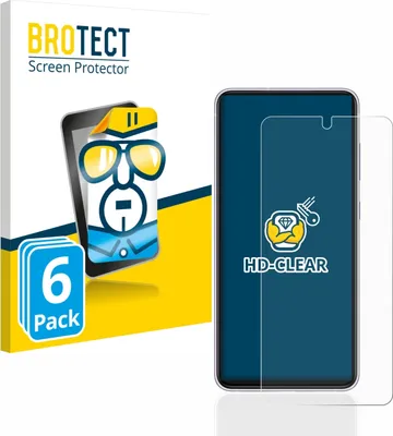 Produktbild von 6x Für Samsung Galaxy S21 FE 5G Schutzfolie BROTECT Displayschutz Display Schutz Folie Klar Transparent